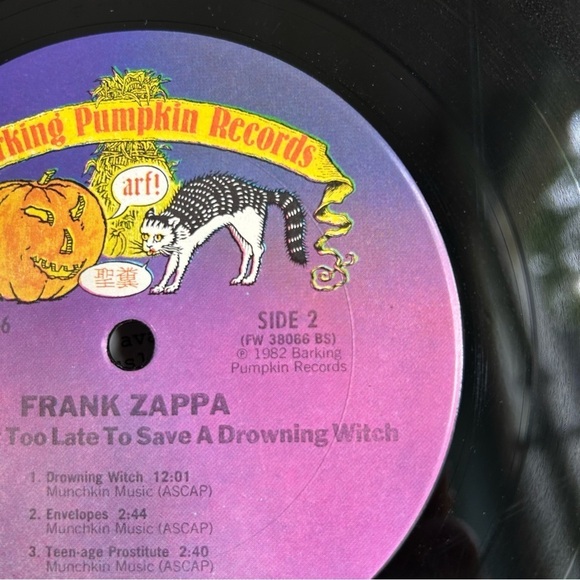 Vintage 1982 Frank Zappa Ship Arriving Too Late To Save A Drowning Witch LP - Picture 12 of 12